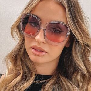 Eclat Haze Retro Square Sunglasses in Grey